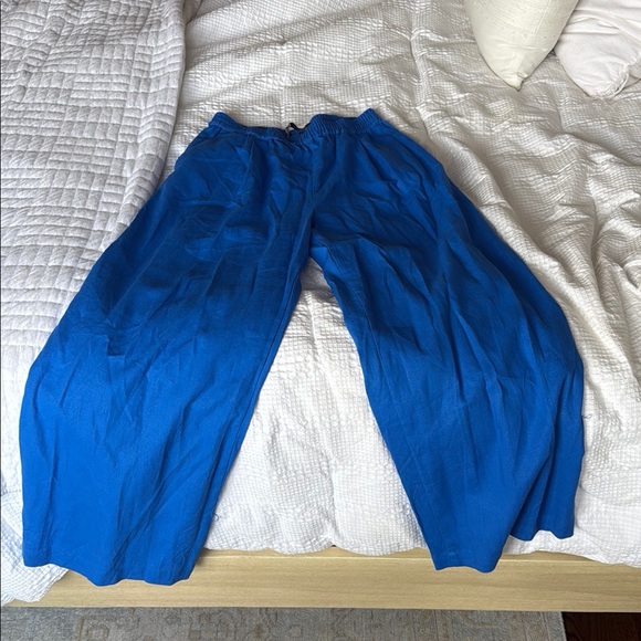 Zara Blue Matching Linen Set - Picture 5 of 7